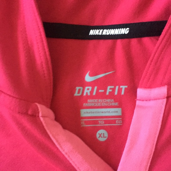 Like New! Nike Dri-Fit Long Sleeve, Pink - Picture 2 of 4